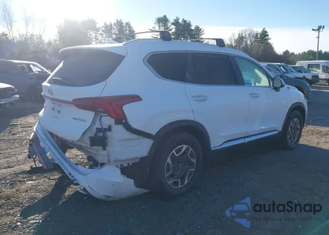 2021 Hyundai Santa Fe Hybrid Blue from USA, damaged, VIN KM8S2DA14MU005827